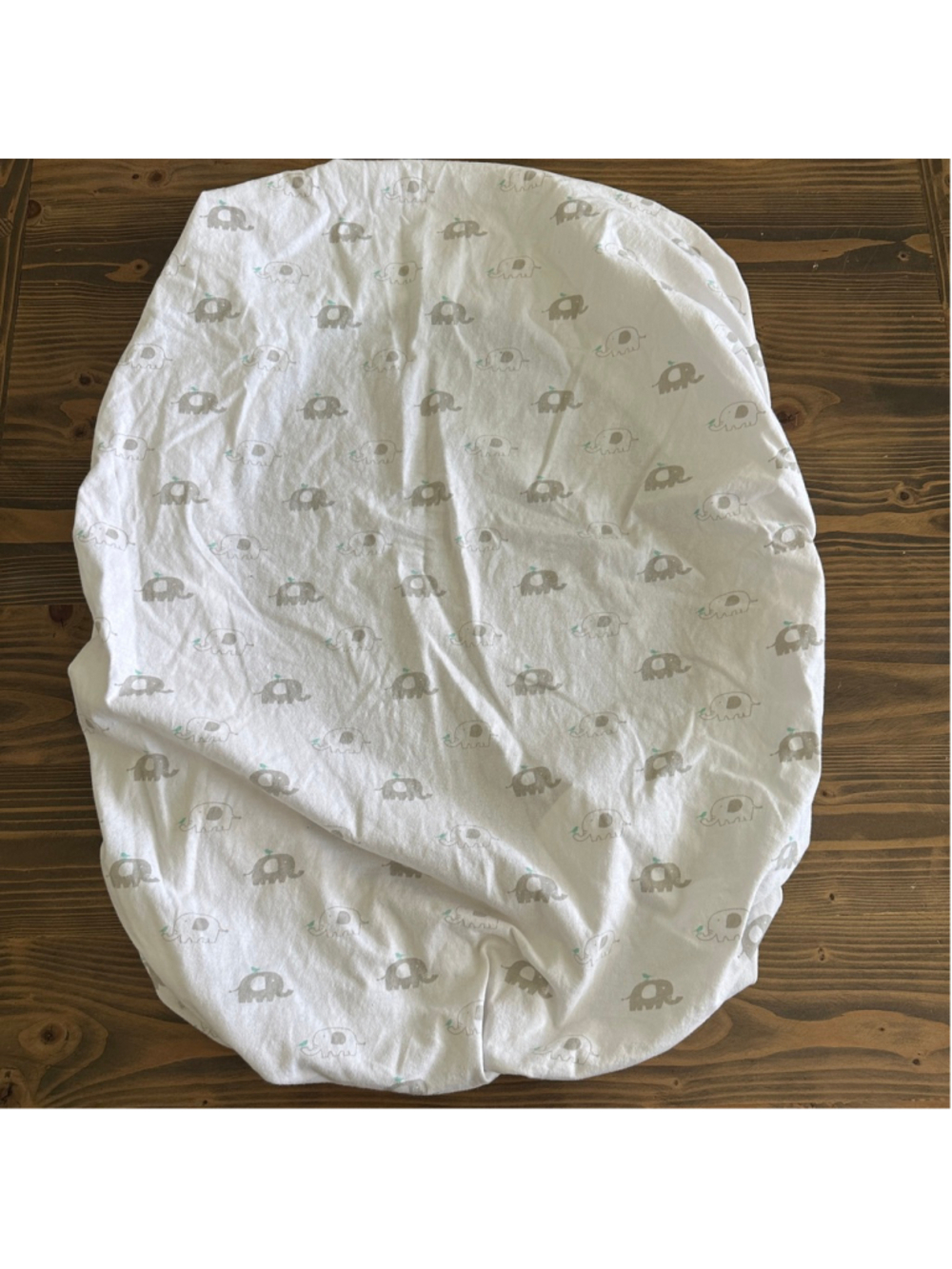 Cuddly Cubs Crib Sheet Elephant Print Fitted 100% Cotton Nursery